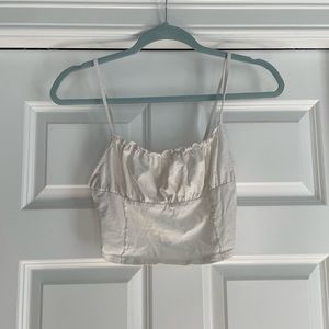 Process polly white tank top